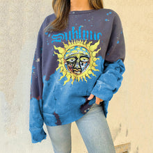 Load image into Gallery viewer, Casual Round Neck Loose Fit Sweatshirt
