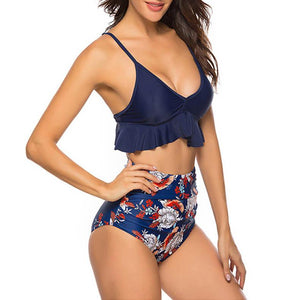 Sexy Ruffled Flounce Bikini Bathing Suits
