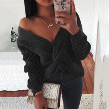 Load image into Gallery viewer, Sexy V-neck Casual Sweater
