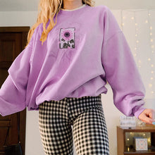 Load image into Gallery viewer, Cute Sunflower Printed Loose Sweatshirt
