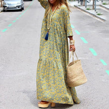 Load image into Gallery viewer, Printed Casual Maxi Dress
