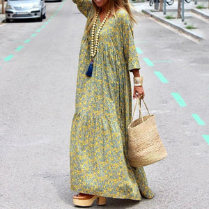 Printed Casual Maxi Dress