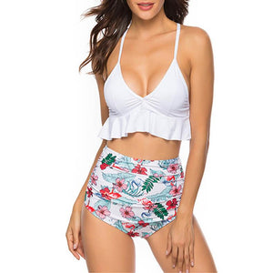 Sexy Ruffled Flounce Bikini Bathing Suits