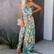 Load image into Gallery viewer, Fashion Floarl Printed Off Shoulder Summer Maxi Dress
