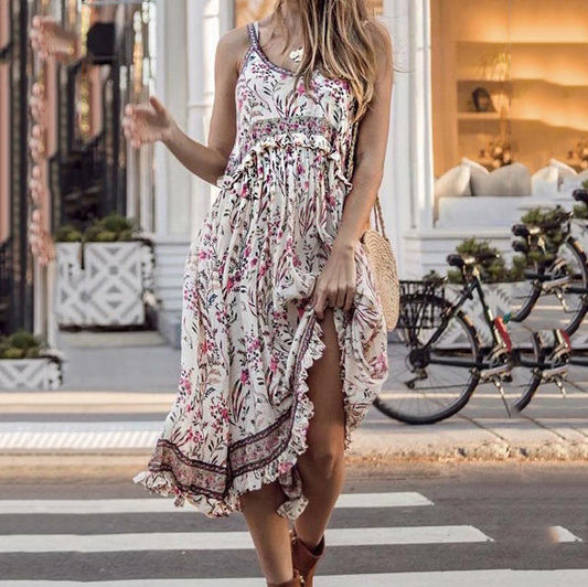 Sexy Bohemia Printed Maxi Dress