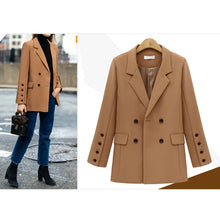 Load image into Gallery viewer, Elegant Lapel Blazer Coat
