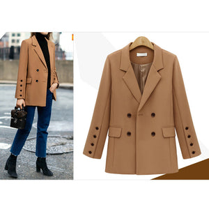 Elegant Lapel Blazer Coat