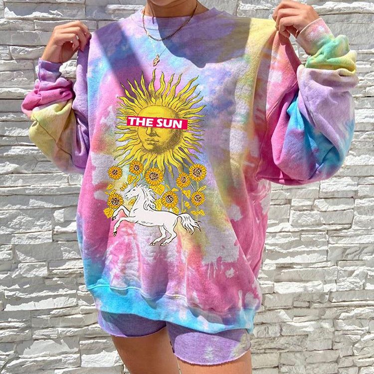 2020 Hottest Gradient Tie-Dye sweatshirt