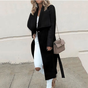 Fashion Casual Loose Fit Long Coat
