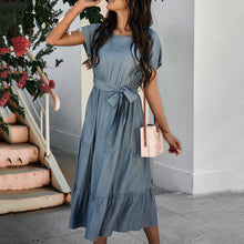 Load image into Gallery viewer, Simple Solid Color Dress
