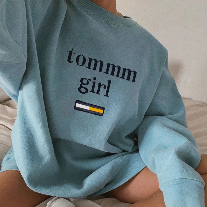 Casual Loose Fit Cute Sweatshirt