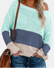 Load image into Gallery viewer, Hedging Stitching Knit Sweater
