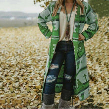 Load image into Gallery viewer, Vintage Printed Long Outerwear
