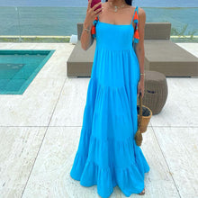 Load image into Gallery viewer, Casual Loose Fit Sleeveless Maxi Dress
