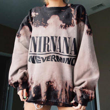 Load image into Gallery viewer, Tie Dye Letter Printed Sport Casual Sweatshirt
