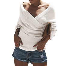 Load image into Gallery viewer, Fashion V-Neck Knitted Sweater
