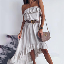 Load image into Gallery viewer, Tube Top Solid Color Dress
