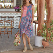 Load image into Gallery viewer, Fashion Boho Printed Casual Vacation Dress

