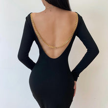 Load image into Gallery viewer, Sexy Backless Slim Dress
