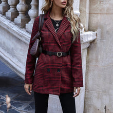 Load image into Gallery viewer, Classic Houndstooth Printed Coat
