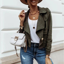 Load image into Gallery viewer, Long-Sleeved Lapel Short Coat
