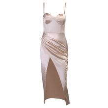 Load image into Gallery viewer, Sexy Solid Color Slim Party Dress
