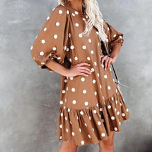Load image into Gallery viewer, Cute Casual Polka Dot dress
