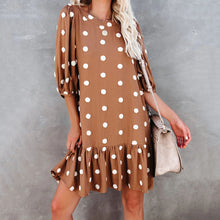 Load image into Gallery viewer, Cute Casual Polka Dot dress
