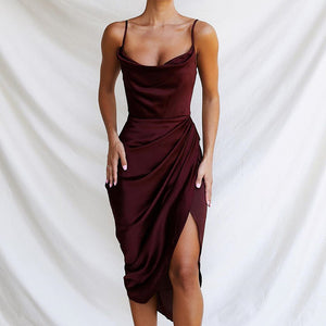 Slim Sexy Sling Split Party Dress
