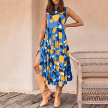 Load image into Gallery viewer, Fashion Printed Vacation Maxi Dress
