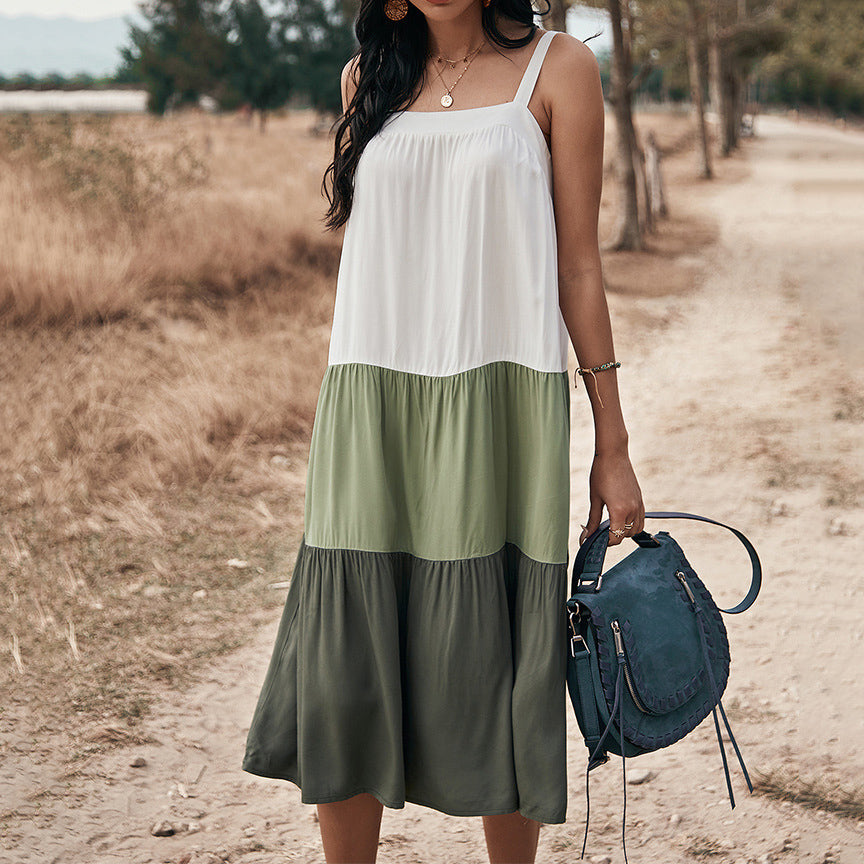 Sleeveless Casual Maxi Vacation Dress