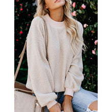 Load image into Gallery viewer, Teddy Relaxed Pullover Sweatshirt
