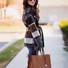 Load image into Gallery viewer, Lace Up Woolen Coat
