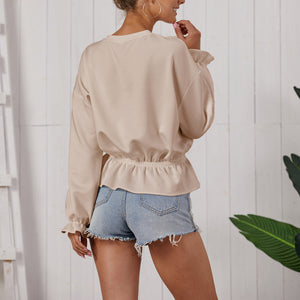Fashion Elegant Long Sleeve Tops