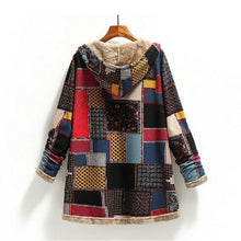 Load image into Gallery viewer, Printed Hooded Coat
