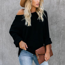 Load image into Gallery viewer, Pure Color Fashion Loose Fit Sweater
