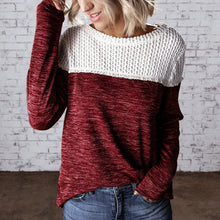 Load image into Gallery viewer, Hollow Stitching Pullover Sweater
