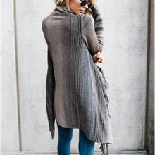 Load image into Gallery viewer, Elegant Tassel Knitted Cardigan

