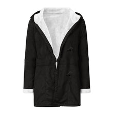 Load image into Gallery viewer, Horn Button Hooded Coat
