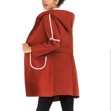Load image into Gallery viewer, Women's Double Pocket Long Coat
