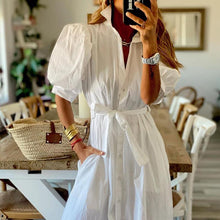 Load image into Gallery viewer, Fashion Shirt Maxi Dress
