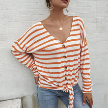 Load image into Gallery viewer, Striped Knitted Sweater

