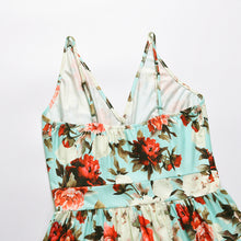 Load image into Gallery viewer, Floral Sling Vacation Maxi Dress
