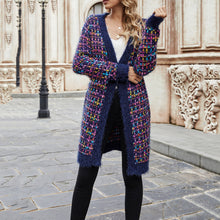 Load image into Gallery viewer, Personalized Fashion Knitted Color Cardigan
