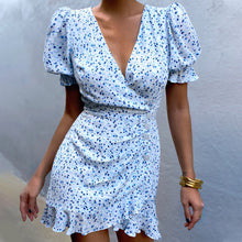 Load image into Gallery viewer, V-Neck Ruffle Dress
