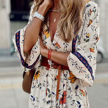 Load image into Gallery viewer, Bohemian Print Maxi Dress
