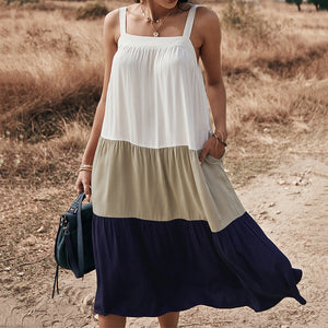 Sleeveless Casual Maxi Vacation Dress