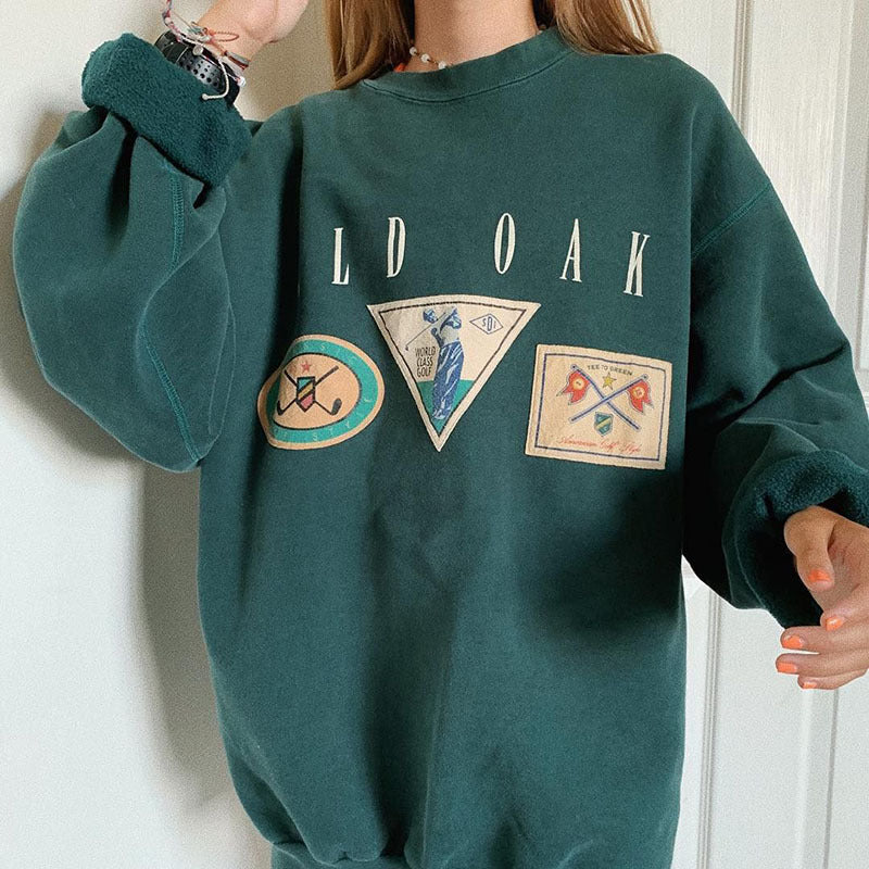 Casual Printed Sweatshirt