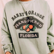 Load image into Gallery viewer, Cute Orange Printed Casual Sweatshirt

