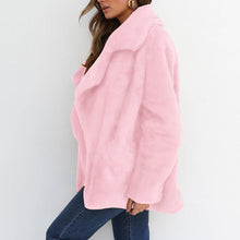 Load image into Gallery viewer, Plush Lapel Coat
